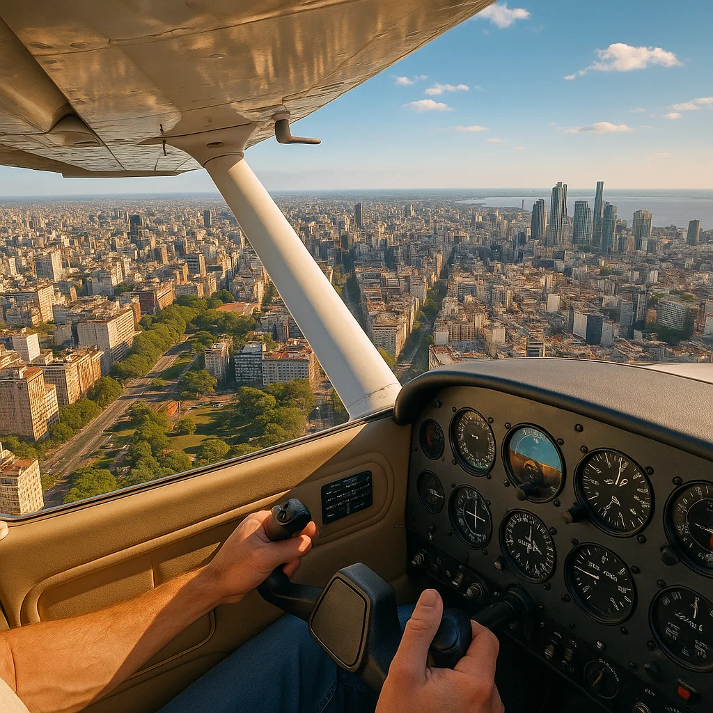 Vuelo panorámico: ida y vuelta a Tigre